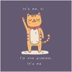 I'm The Problem It's Me Cat Toddler Tee