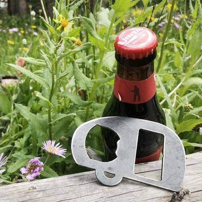Camper RV Rustic Steel Bottle Opener