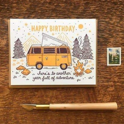 Birthday Camper Card