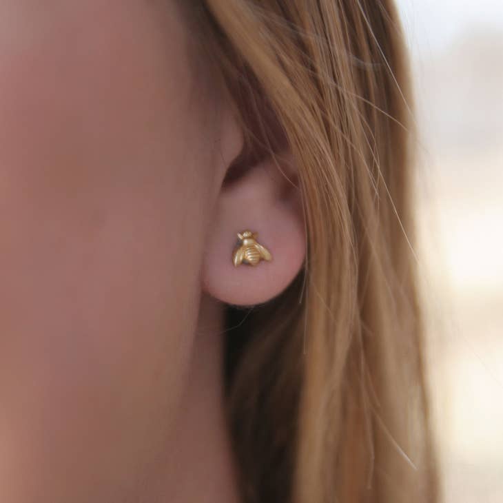 Tiny Bees Earrings