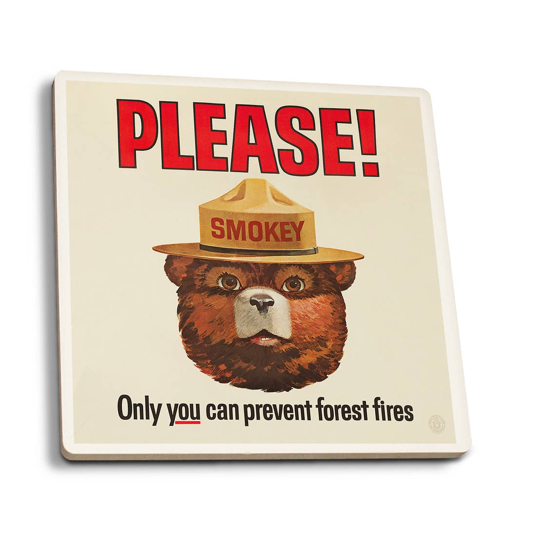 Smokey Bear Coaster