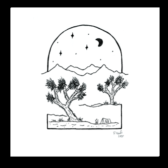 Joshua Tree 4x4 Art Print