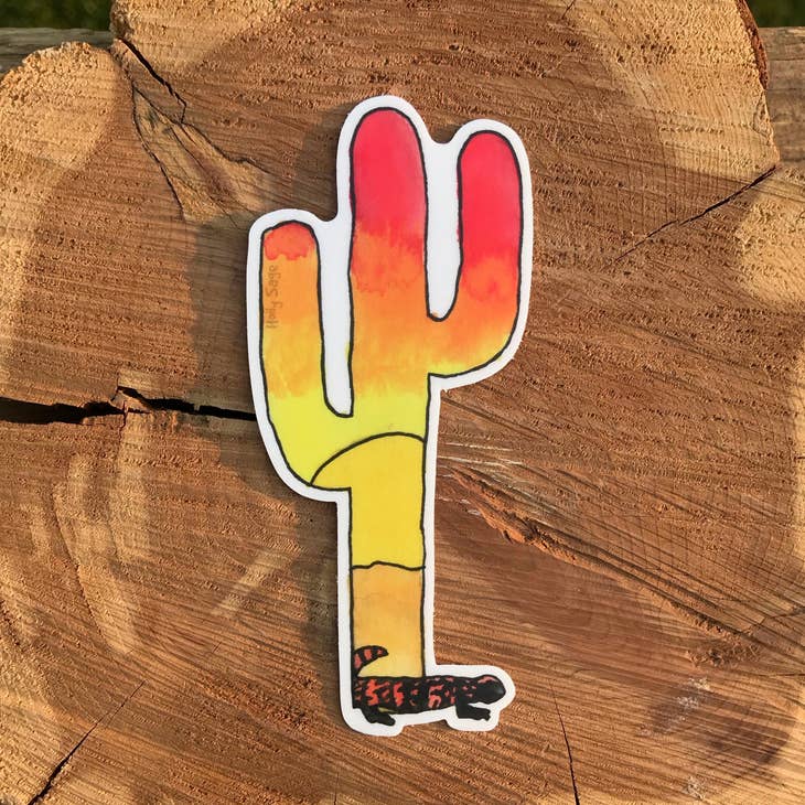 Gila Cactus Sticker