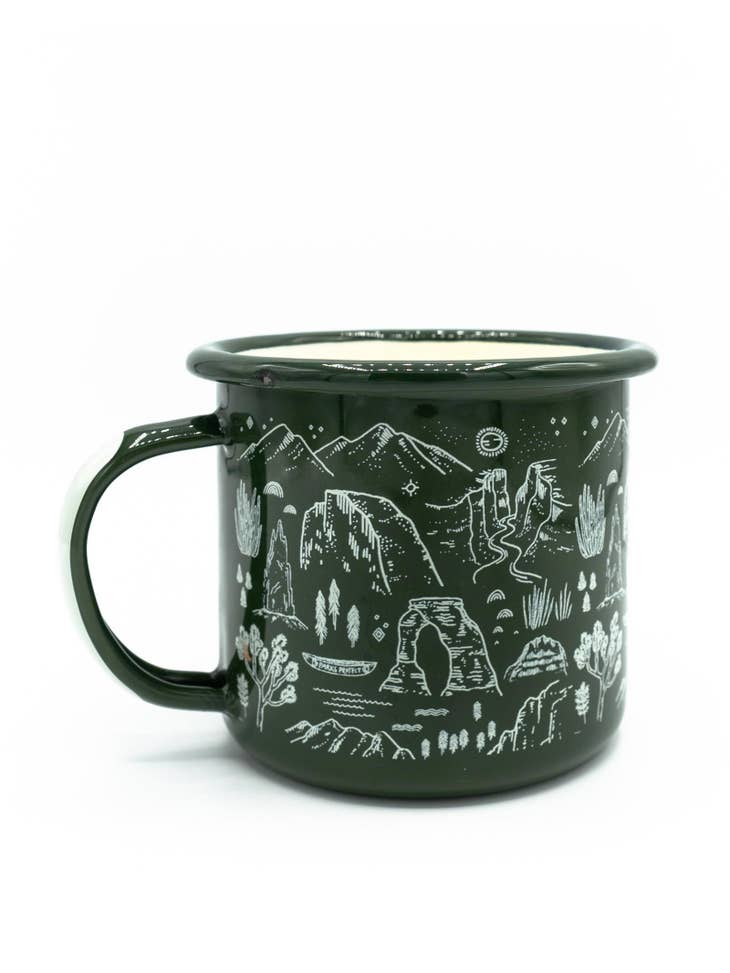 National Parks Iconic Enamel Mug