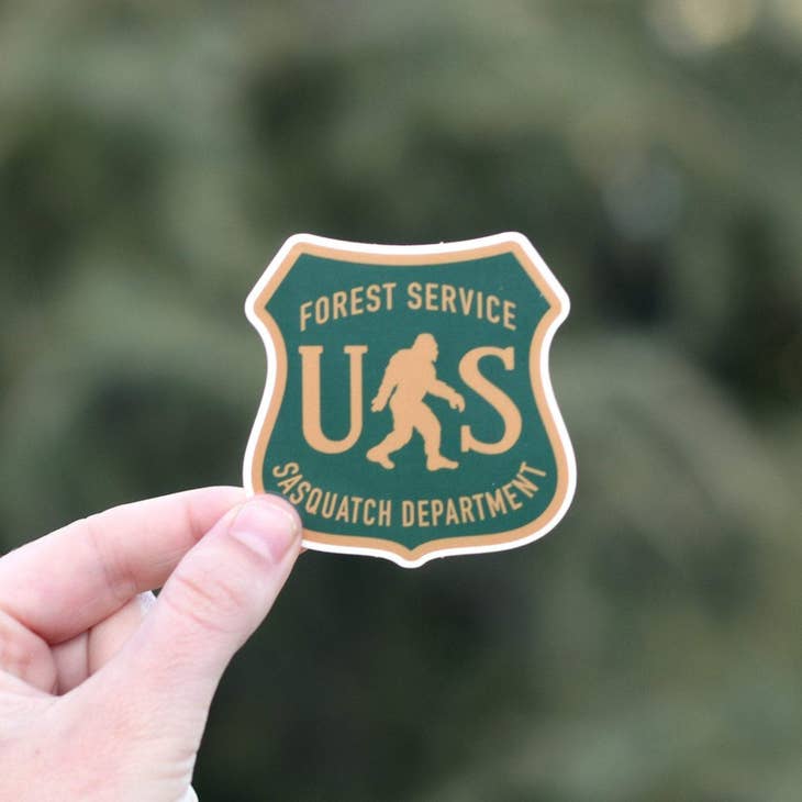 US Forest Service, Sasquatch Department Sticker