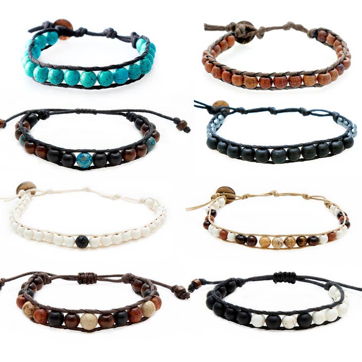 Men's Beaded Surf Rider Bracelets