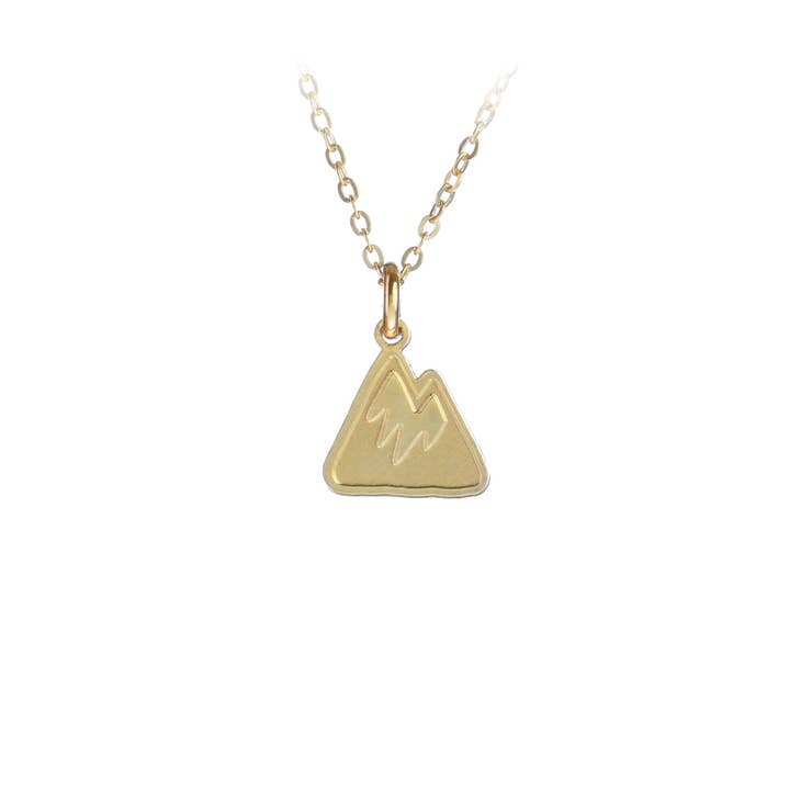 Mountain Tiny Gold-fill Necklace