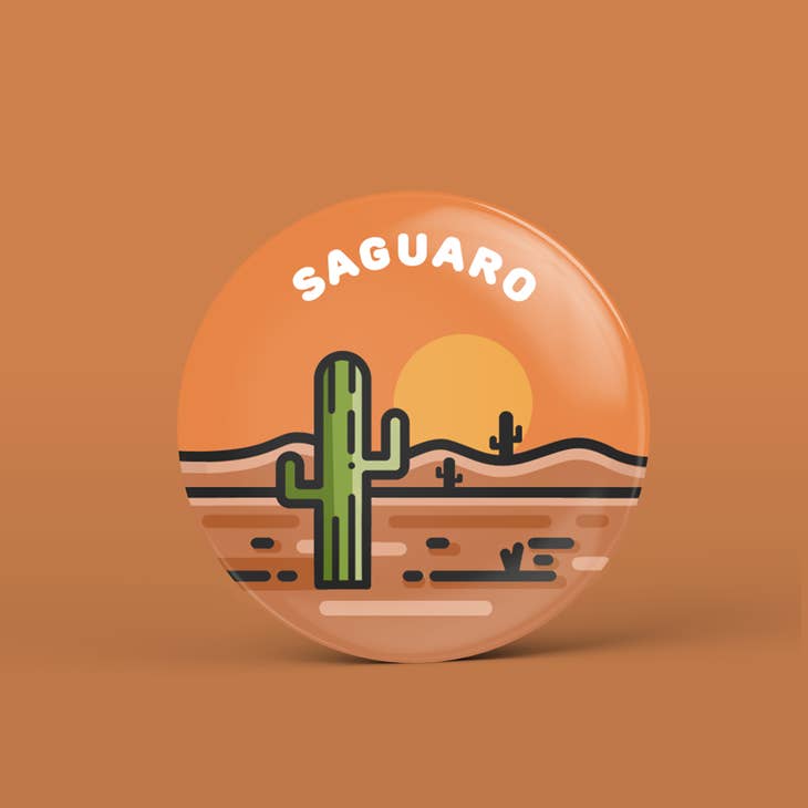 Saguaro National Park Button Pin