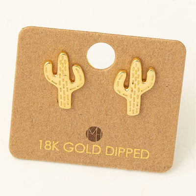 Cactus Stud Earrings