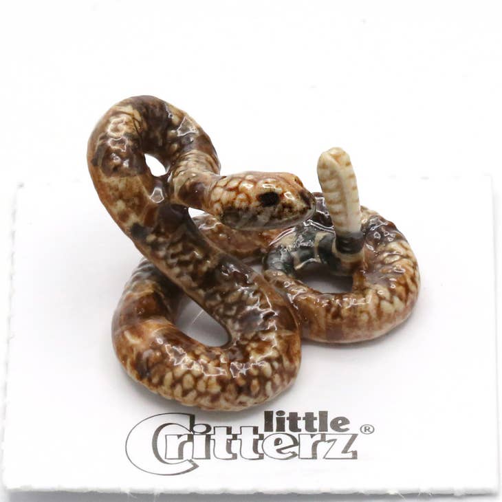 Rattlesnake Porcelain Miniature