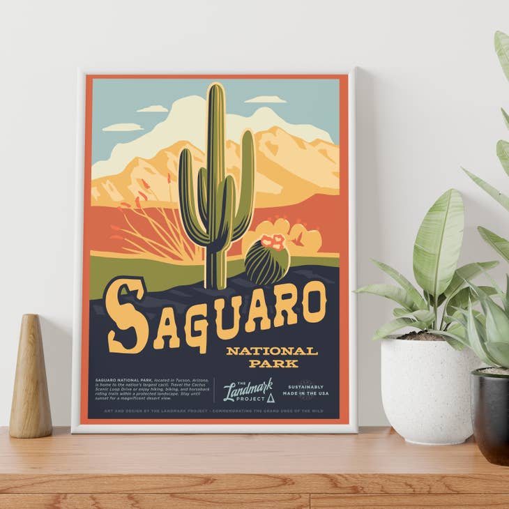 Saguaro National Park Poster - 12 x 16