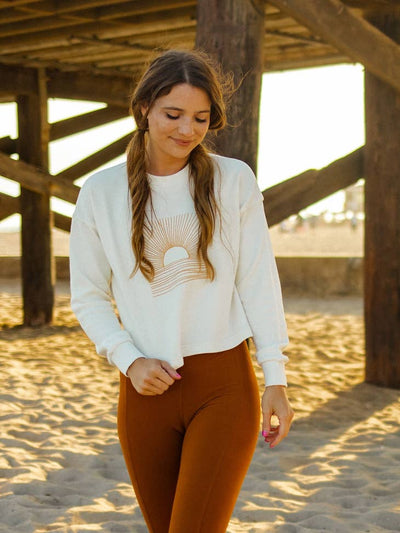 Golden Hour Crop Sweatshirt