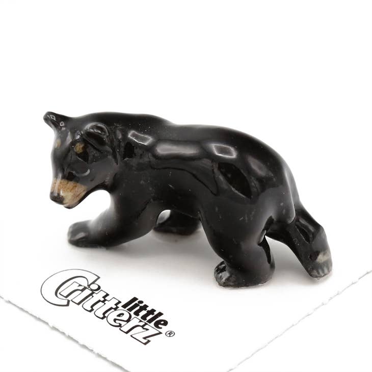 Black Bear Porcelain Miniature