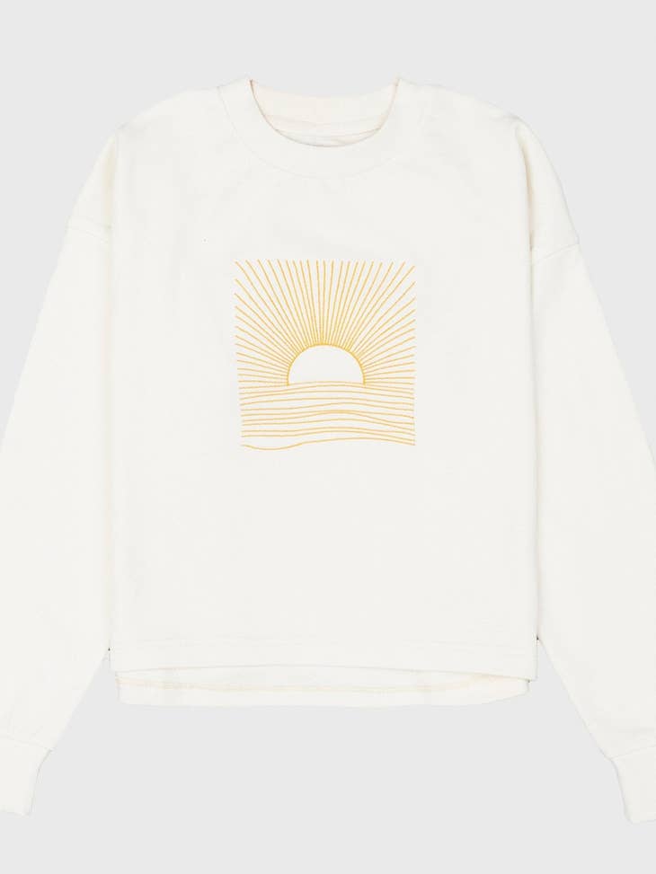 Golden Hour Crop Sweatshirt