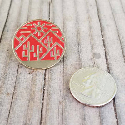 Desert Daytime Enamel Pin