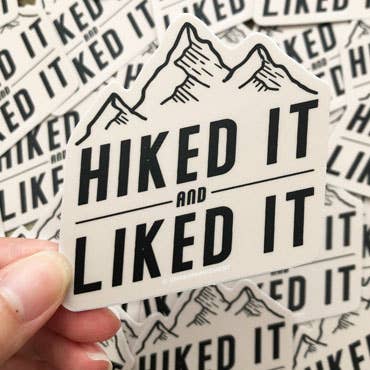 Hiked It + Liked It Sticker