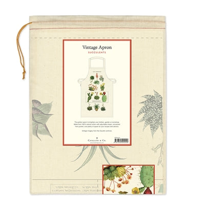 Cacti & Succulents Vintage Apron