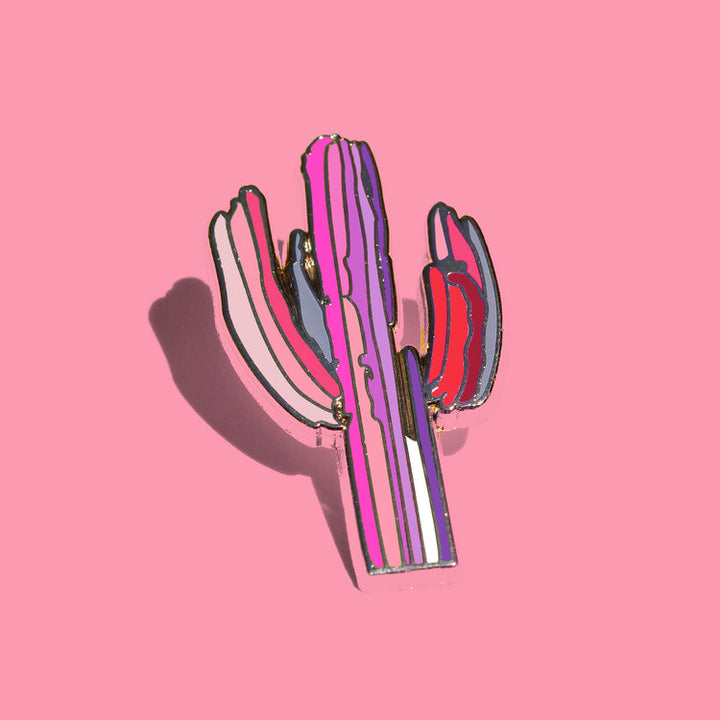 Sweet Sunrise Saguaro Enamel Pin