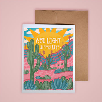 You Light Up My Life Greeting Card