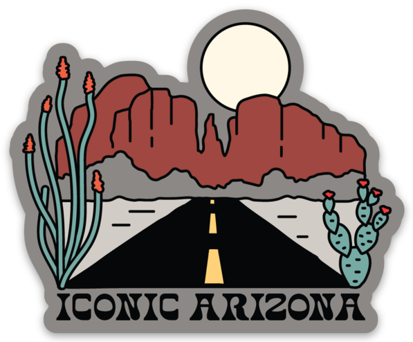 Cathedral Rock Sticker
