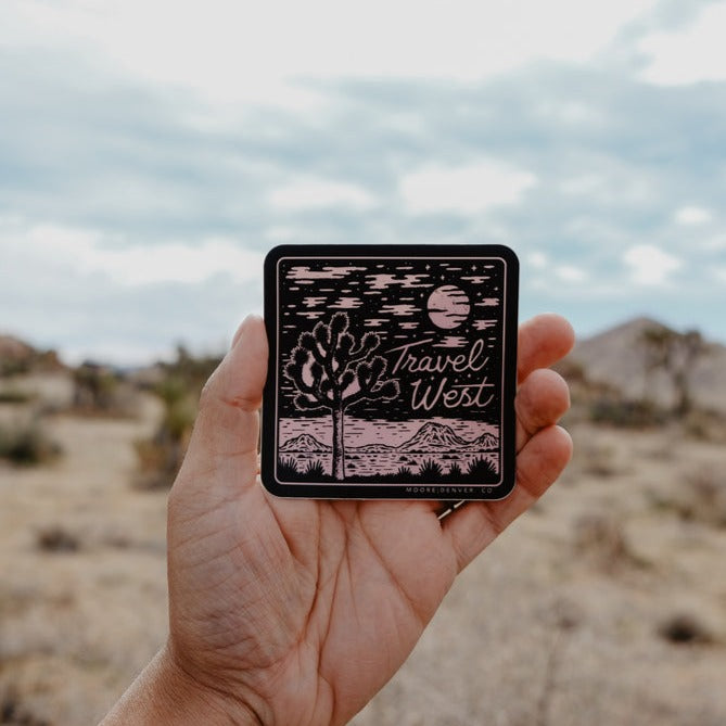 Travel West Sticker