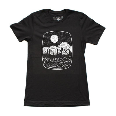 Night Butte Tee - Ink Black