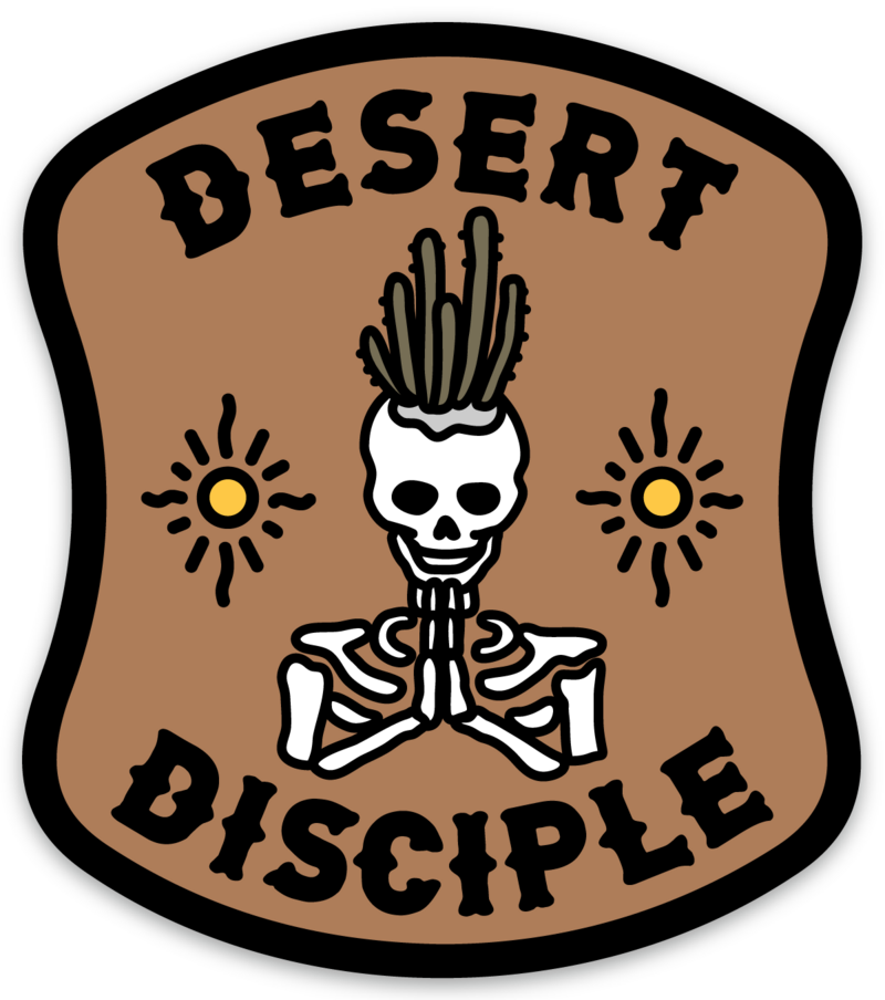 Desert Disciple Sticker