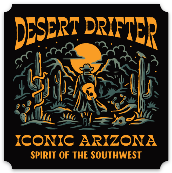 Desert Drifter Sticker