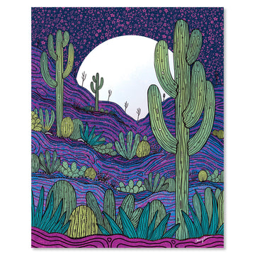 Desert Galaxy 8 x 10 Art Print