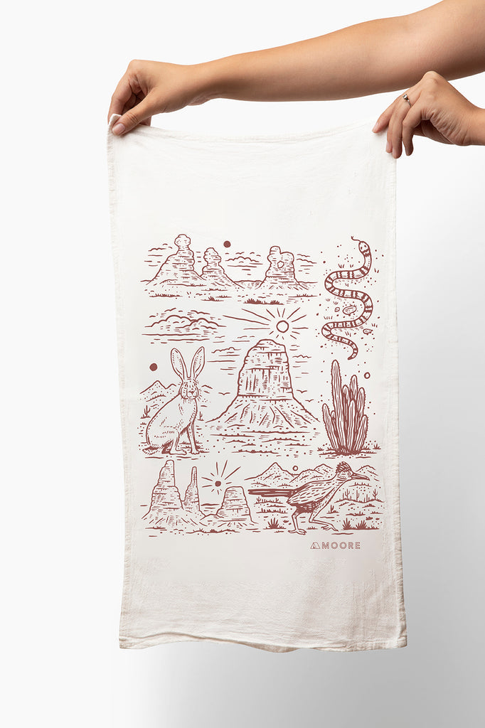 Desert Tea Towel