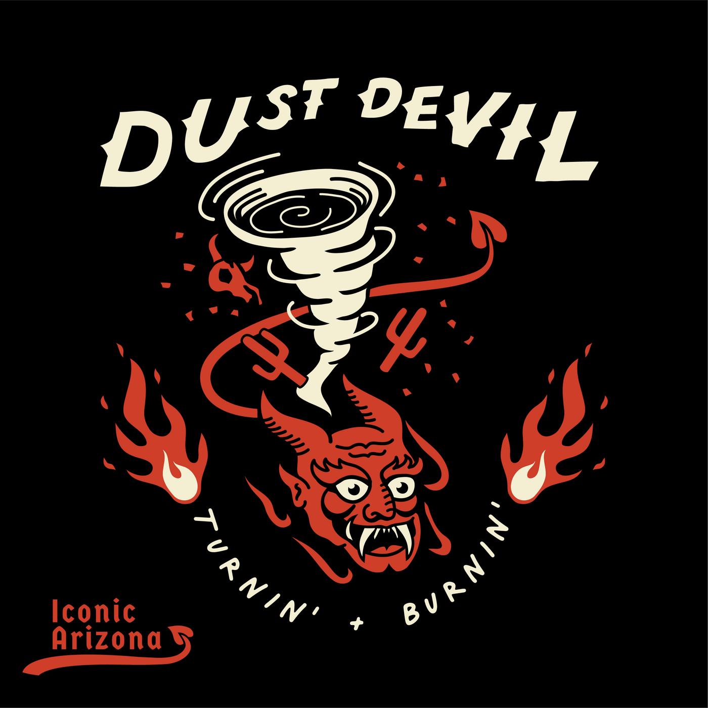 Iconic Arizona Dust Devil Tee