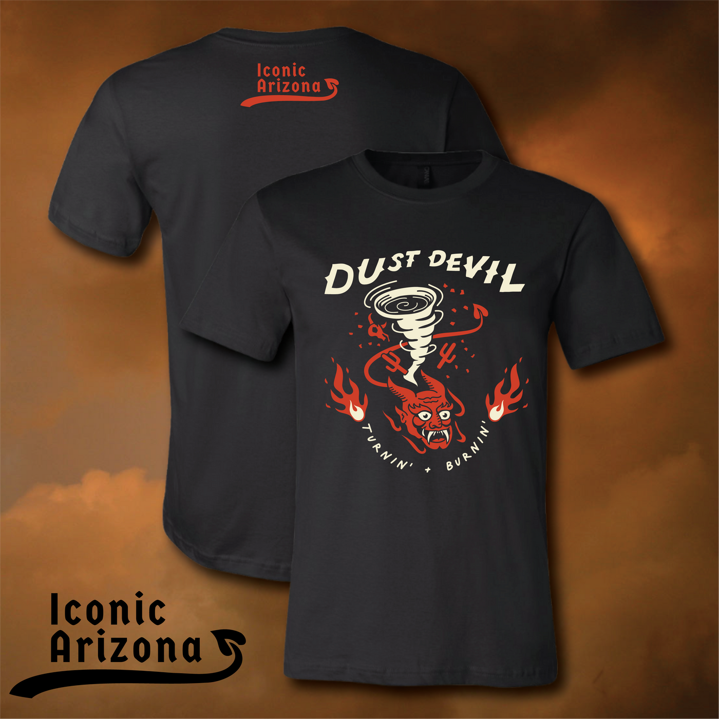 Iconic Arizona Dust Devil Tee