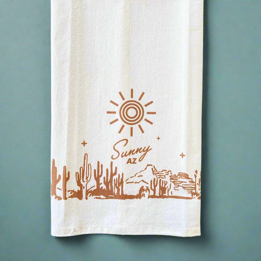 Sunny AZ Tea Towel