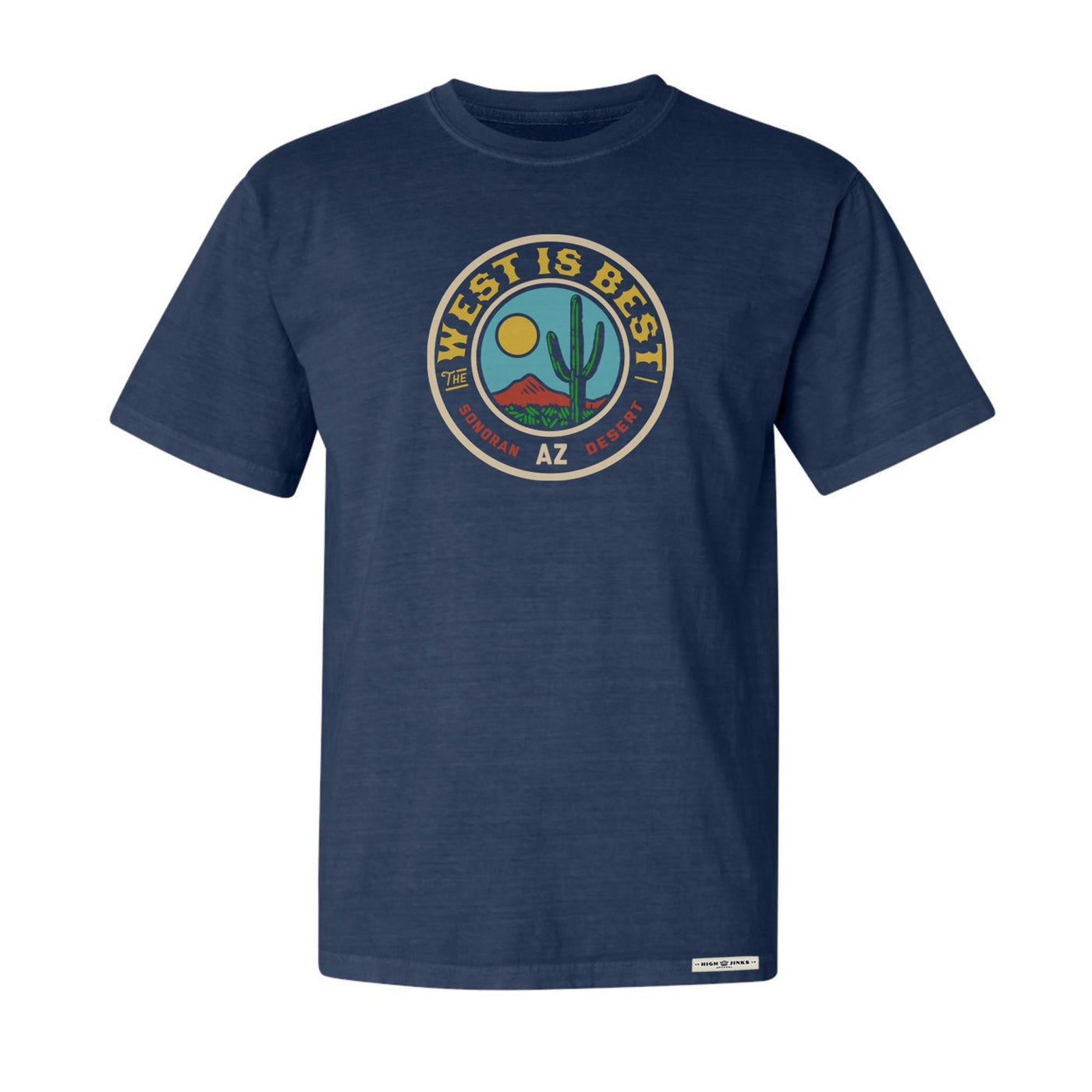 West Is Best Tee - Navy