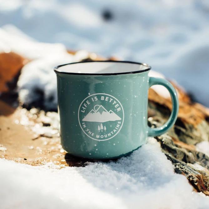 Life is Better in the Mountains Ceramic Mug