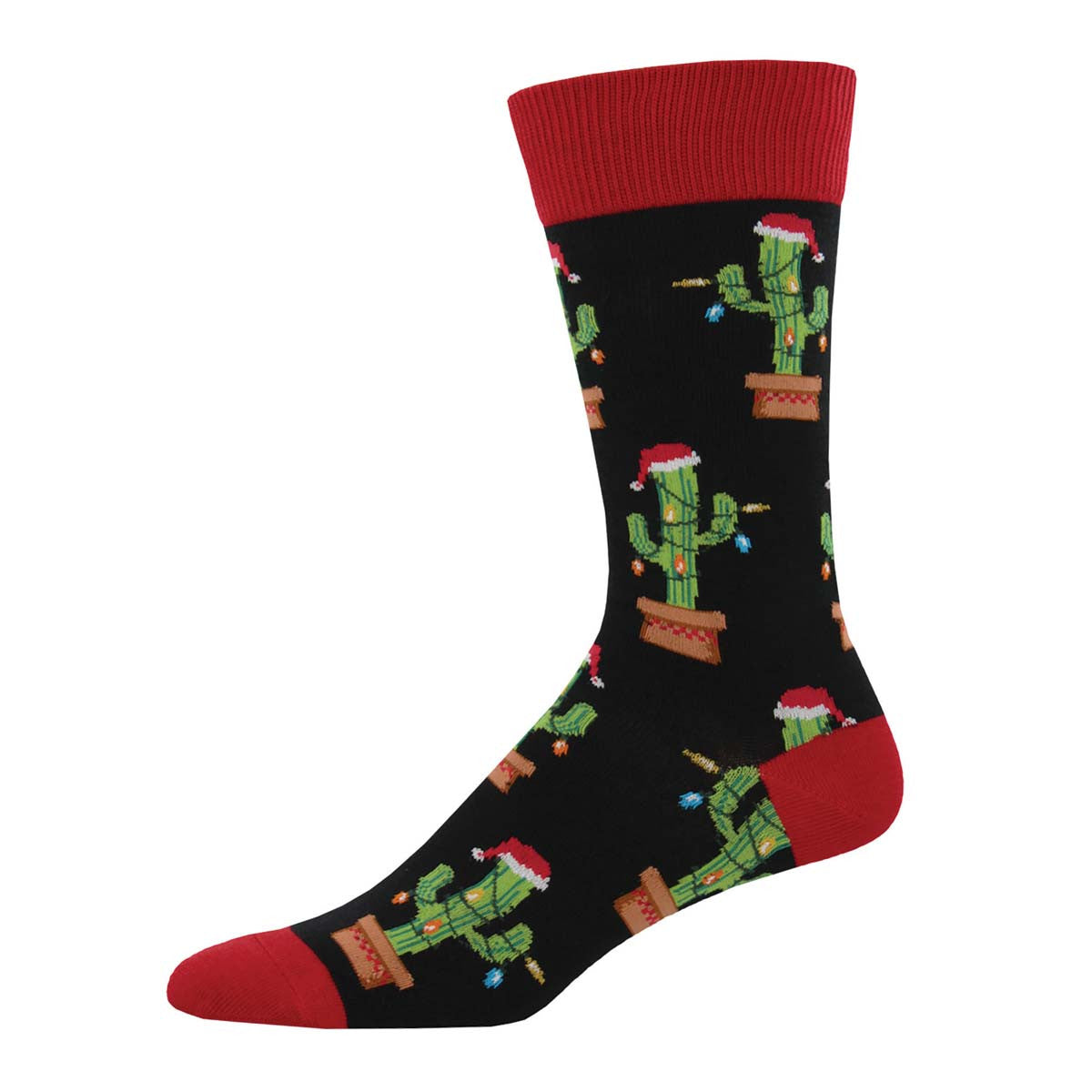 Christmas Cactus Socks