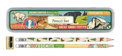 National Parks Vintage Pencil Set