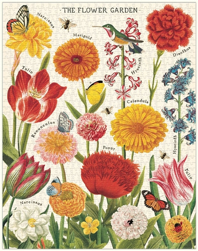 Flower Garden Vintage Puzzle