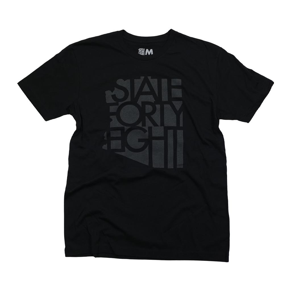 State Forty Eight Tee - Classic Black