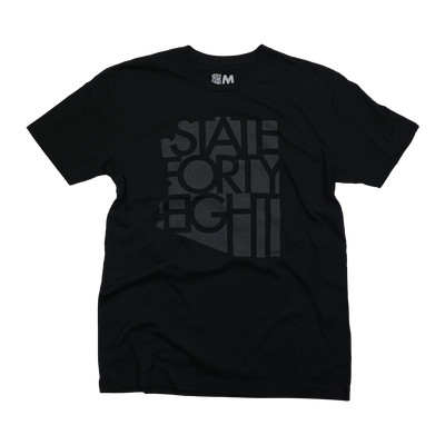 State Forty Eight Tee - Classic Black