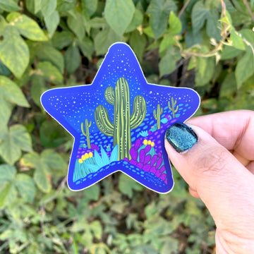 Saguaro Star Sticker