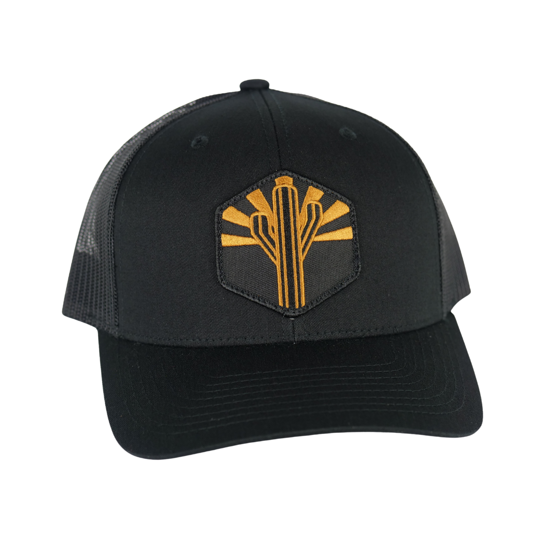The Copper Sentinel Curved Trucker