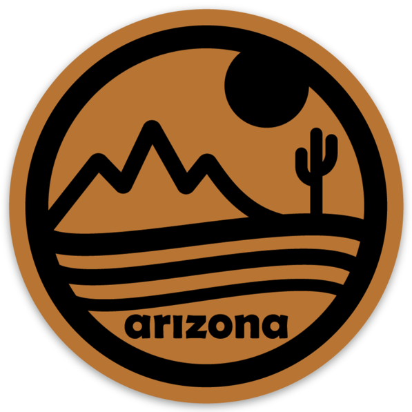 The Sonoran Sticker - Copper/Black