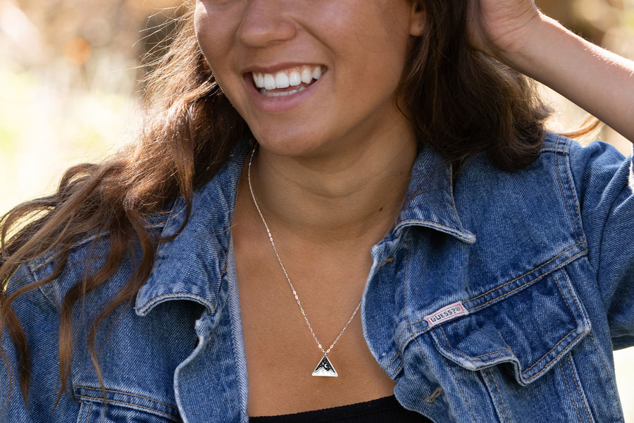 Star Light Small Triangle Necklace