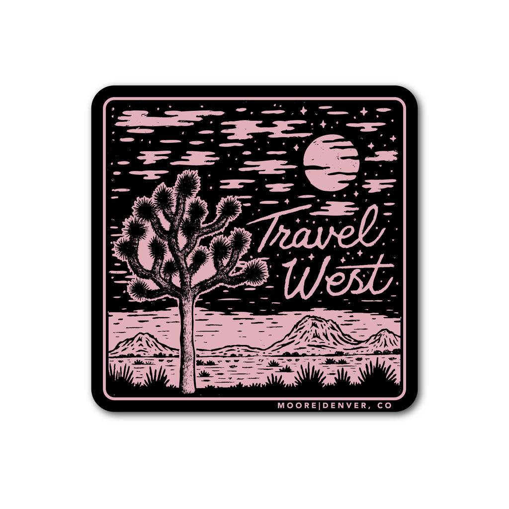Travel West Sticker