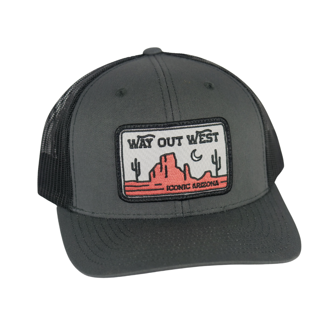 Way Out West Curved Trucker