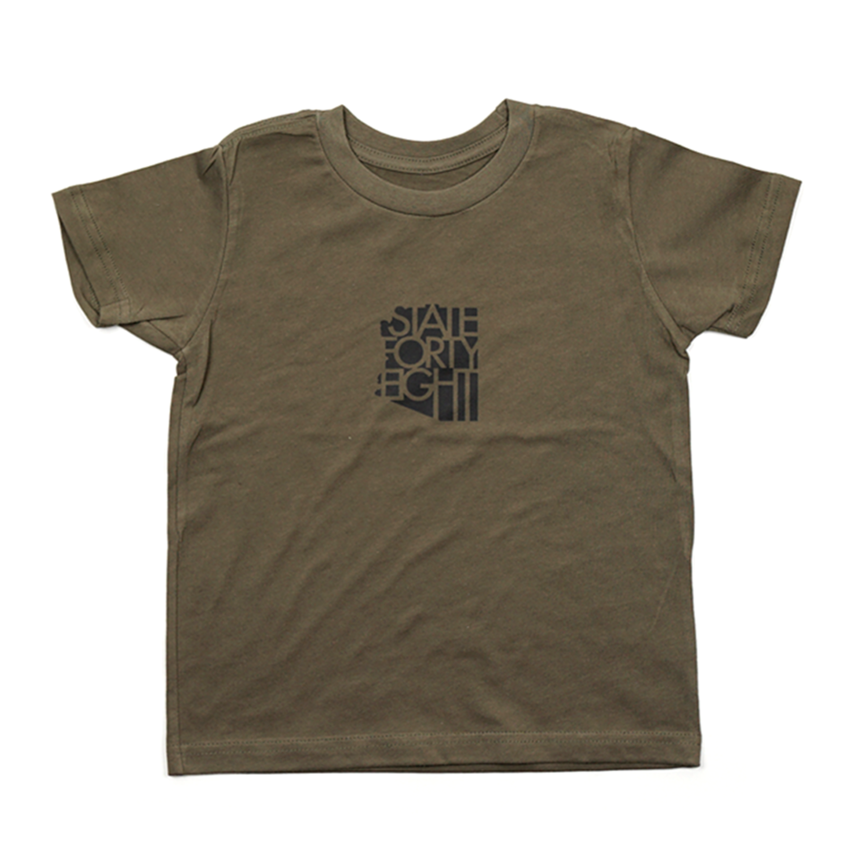 State Forty Eight Toddler Tee Army Green