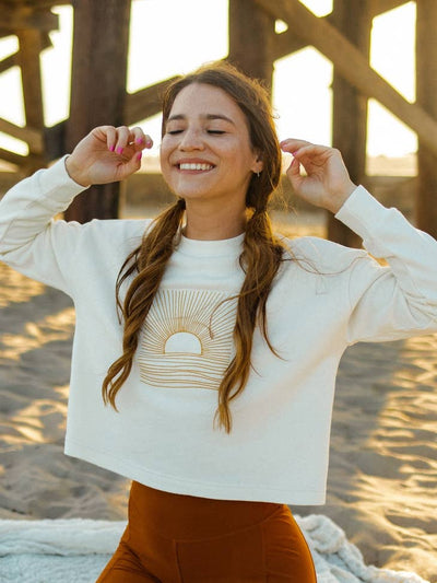 Golden Hour Crop Sweatshirt