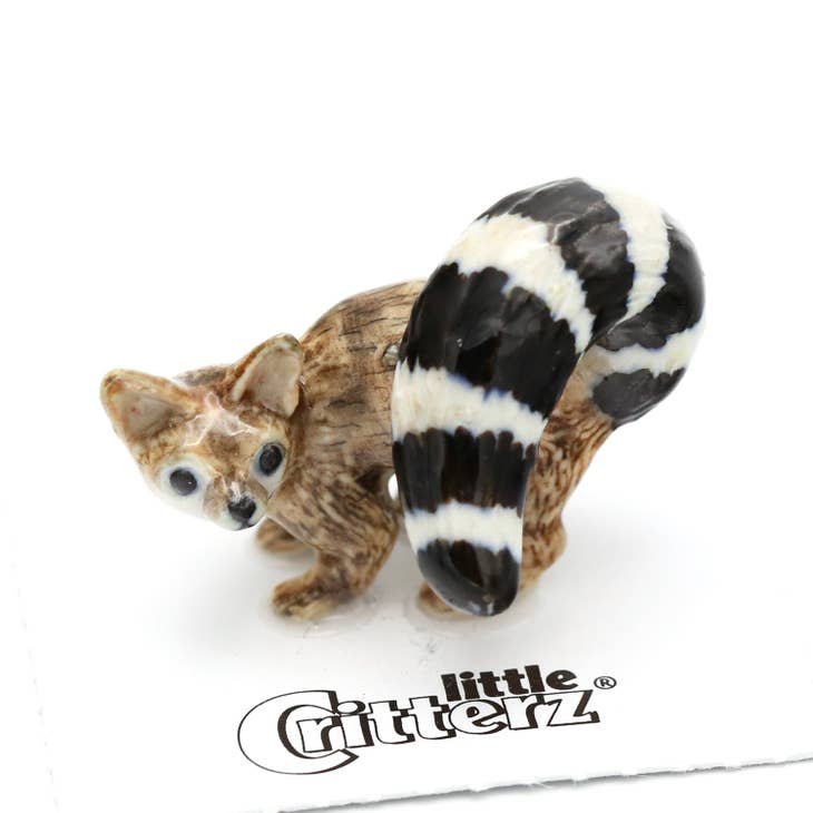 Ringtail Cat Porcelain Miniature