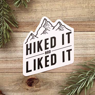 Hiked It + Liked It Sticker